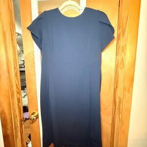 Calvin Klein Classic Navy Midi Dress